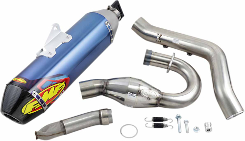 FMF Racing - FMF Racing Factory 4.1 Full System with MegaBomb Header - Anodized Muffler, Stainless Steel Midpipe and Endcap - 044438