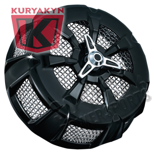 Kuryakyn - Kuryakyn Alley Cat Air Cleaner Cover - Gloss Black - 9438