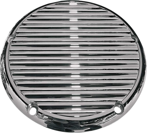 Joker Machine - Joker Machine Billet Derby Cover - Finned Chrome - 06-99FN