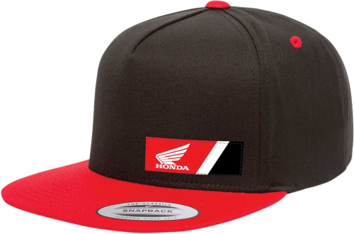 Factory Effex - Factory Effex Honda Wedge Snapback Hat - 23-86300 - Black/Red - OSFM