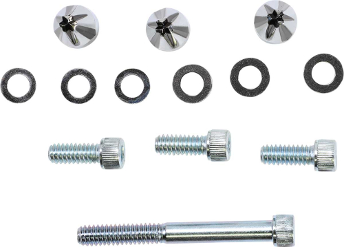 Ciro - Ciro Windshield Screw Cap Kit - Chrome - 10110