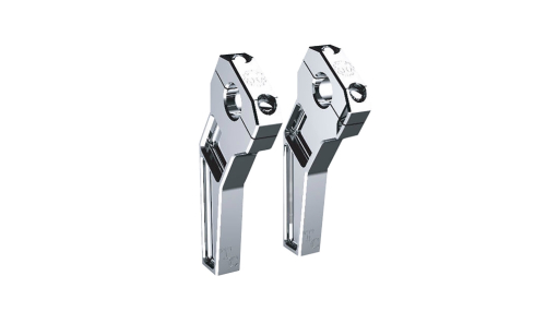 Todds Cycle - Todds Cycle 1-1/8in. Pullback Handlebar Riser Kit - 6in. Rise - Chrome - TD-R22-06