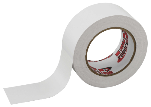 ISC Racers Tape - ISC Racers Tape Top-Grade Colored Duct Tape - 2in. x 90ft. - White - RT2006