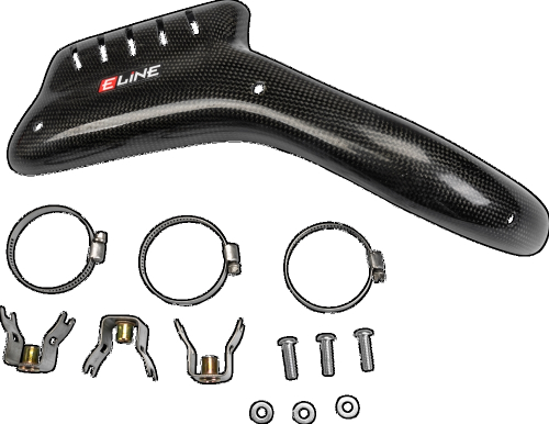 E Line - E Line Carbon Fiber Heat Shield - SHS30017A