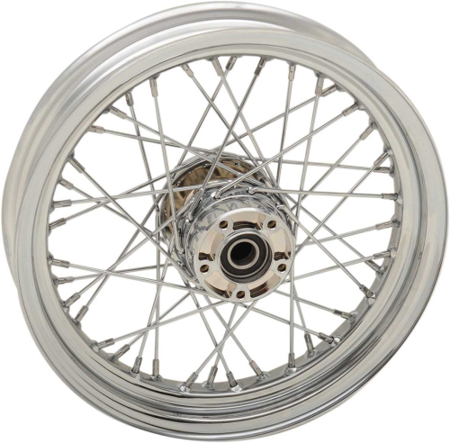 Drag Specialties - Drag Specialties Laced 40 Spoke Front Wheel - 16x3 - Chrome - 0203-0630
