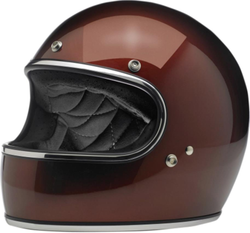 Biltwell Inc. - Biltwell Inc. Gringo Solid Helmet - GHBRBMTBRNXSM - Bourbon Metallic - X-Small