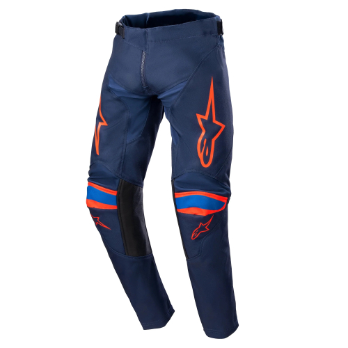 Alpinestars - Alpinestars Racer Narin Youth Pants - 3741823-7141-28 - Night Navy Hot Orange - 28