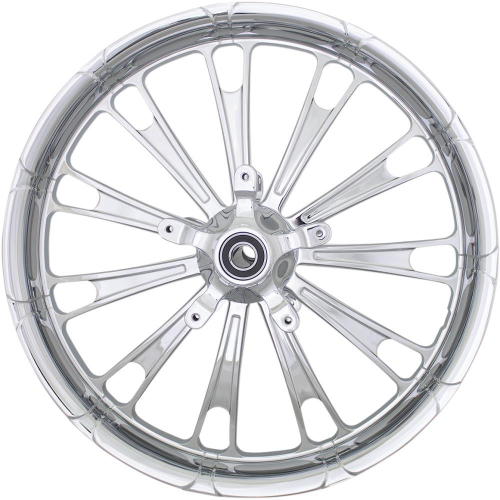Coastal Moto - Coastal Moto Moto Forged Rockstar Aluminum Front Wheel (ABS) - 19in.x3in. - Chrome - 2502-ROC-193-CH