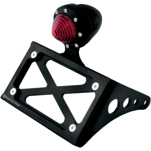 RSD - RSD RSD Taillight Tag Bracket - Horizontal Pass Peg Mount  - Black Ops - 0215-2005-TBP