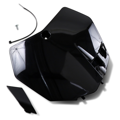 UFO Plastics - UFO Plastics Front Number Plate - Black - KT04051-001