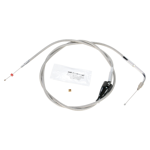 Barnett - Barnett Stainless Clear-Coated Idle-Cruise Cable (+12in.) - 102-30-41004-12