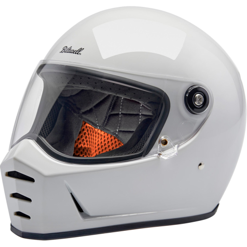 Biltwell Inc. - Biltwell Inc. Lane Splitter Solid Helmet - 1004-104-501 - Gloss White - X-Small