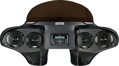 Hoppe Industries - Hoppe Industries Rodzilla Media Center Fairings - with Chrome Hand Controls - HPKT-1048A