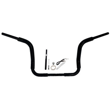 Fat Baggers, Inc. - Fat Baggers, Inc. 1-1/2in. EZ Install Round Top Handlebar Kit - Black - 819412-B