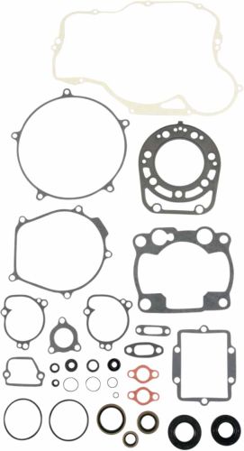 Moose Racing - Moose Racing Complete Gasket Kit with Oil Seals - 811454MSE