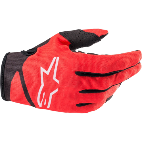 Alpinestars - Alpinestars Radar Youth Gloves - 3541822-3031-XXS - Bright Red/Black - 2XS