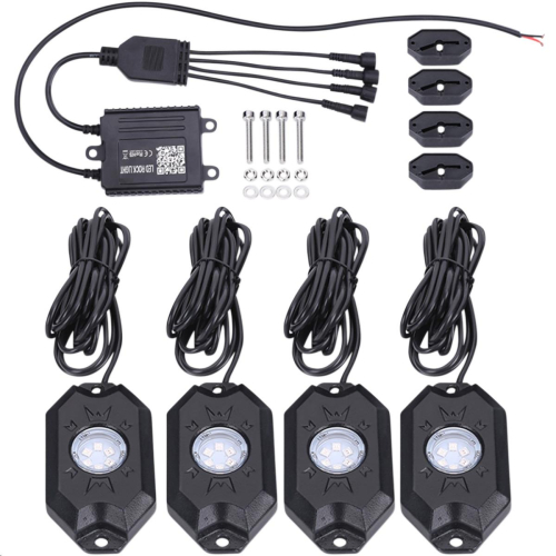 Bluhm Enterprises - Bluhm Enterprises LED Rock Light Kit - RGB And Bluetooth - BL-RGBROCK4