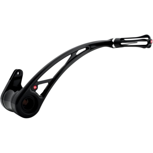 Battistinis Custom Cycles - Battistinis Custom Cycles Wireframe Brake Pedal - Black with Black/Chrome Peg - 50-555