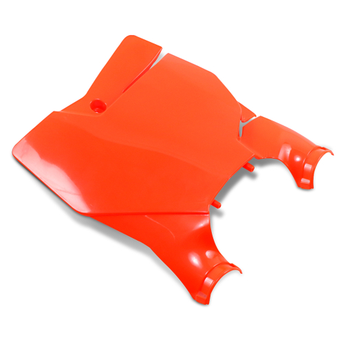 UFO Plastics - UFO Plastics Stadium Number Plate - KTM Orange - KT04080-FFLU