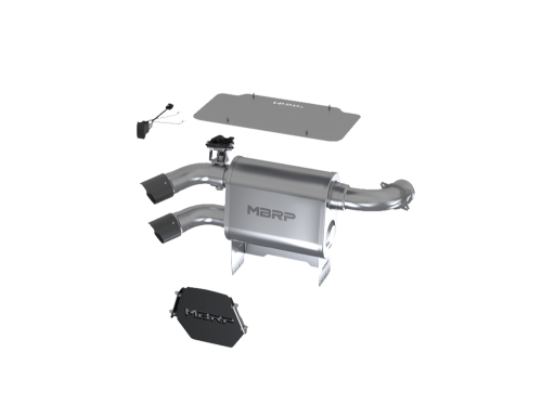 MBRP - MBRP Performance Serie Dual Slip-On - Carbon Fiber - AT-9208AS