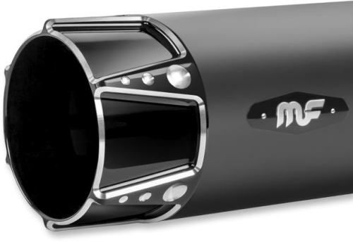 MagnaFlow - MagnaFlow 4in. Sniper Slip-On Muffler - Black w/ Black End Caps - 7201104