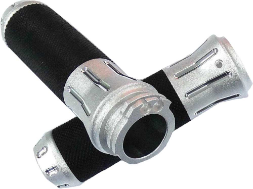 HardDrive - HardDrive Cable Throttle Venom Custom Grips - Shot Peened - Chrome - 354135