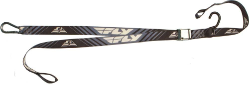 Fly Racing - Fly Racing 1 1/2in. Tie Down with Soft Tie - Black - 29-0601