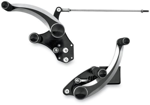 Accutronix - Accutronix Forward Controls with Master Cylinder - Diamond - Night Series - FC103-SIN