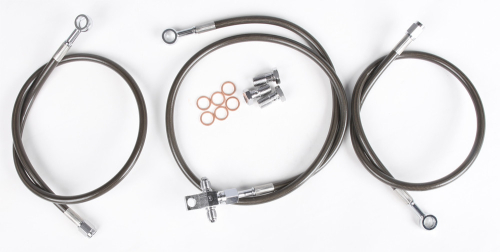 Streamline - Streamline 2-Line Brake Line Kit (+2in.) - Smoke - WARR-2F-2SMOKE