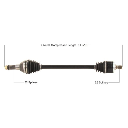 TYTANEUM - TYTANEUM OE Style CV Axle - KAW-7021