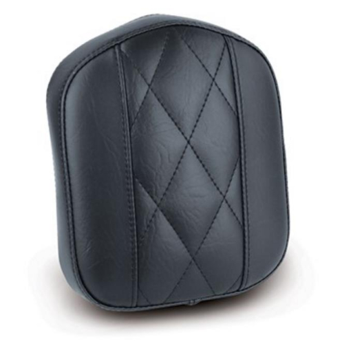 Mustang - Mustang Bracket Style Sissy Bar Pad - Diamond Stitch - Black - 76820