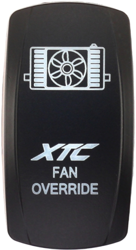 XTC Power Products - XTC Power Products Dash Rocket Switch Face Plate - XTC Fan Override - SW00-00110012