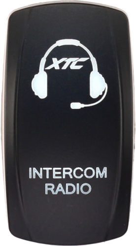 XTC Power Products - XTC Power Products Dash Rocket Switch Face Plate - Intercom Radio - SW00-00115027