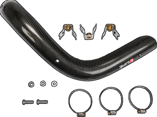 E Line - E Line Carbon Fiber Heat Shield - GHS25020