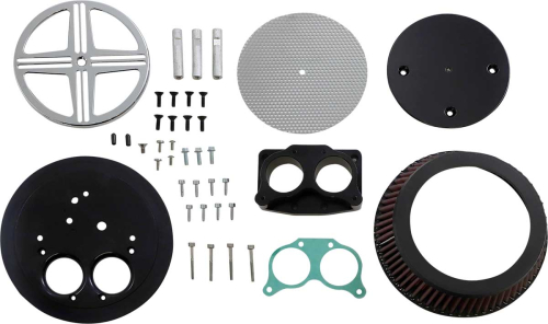 Baron Custom Accessories - Baron Custom Accessories XXX Big Air Kits - Chrome - BA-2360-00