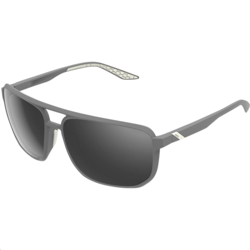 100% - 100% Konnor Aviator Sunglasses - 61043-393-57 - Smoke - OSFA