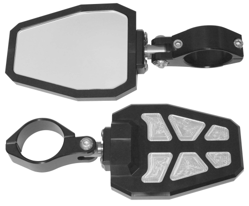 ModQuad - ModQuad Pockets Side Mirror - Black - SIDE-X3-PBLK