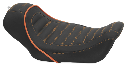 Revere - Revere Journey Solo Stripe Seat by Mustang - Mandarin Orange - 75103MO