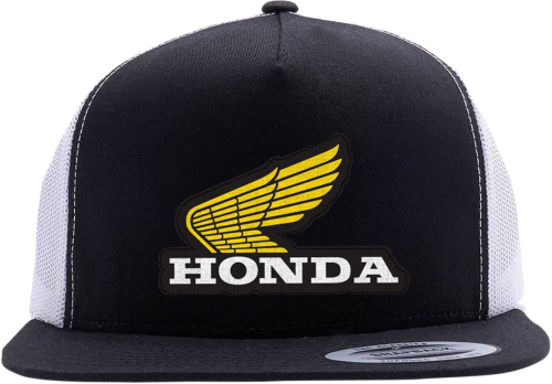 Factory Effex - Factory Effex Honda Classic Snapback Hat - 22-86302 - Black/White - OSFM