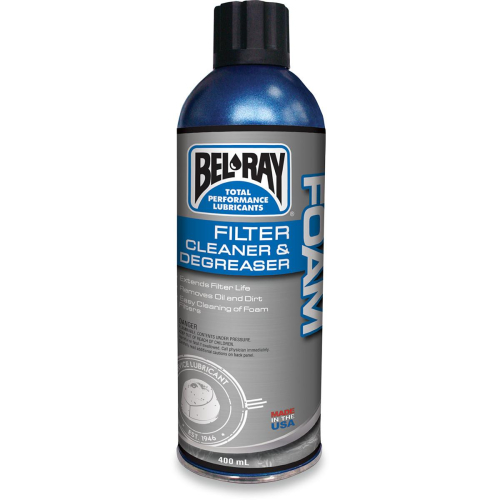 Bel-Ray - Bel-Ray Foam Filter Cleaner and Degreaser - 400ml. Aerosol - 99180-A400W