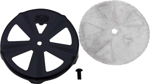 Vance & Hines - Vance & Hines VO2 Skullcap Crown - Vented - Black - 71019