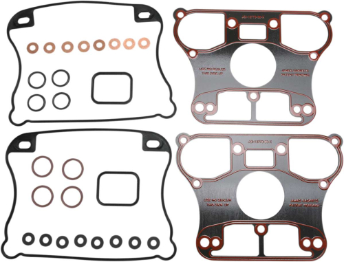 James Gasket - James Gasket Rocker Cover Gasket Kit with Metal Rocker Base Gaskets - JGI-17030-04-X