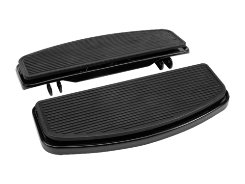 HardDrive - HardDrive Rectangular Floorboard Kit - Ribbed Style - Black - 057191