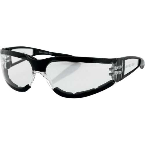 Bobster Eyewear - Bobster Eyewear Shield II Sunglasses - ESH203 - Black/Clear Lens