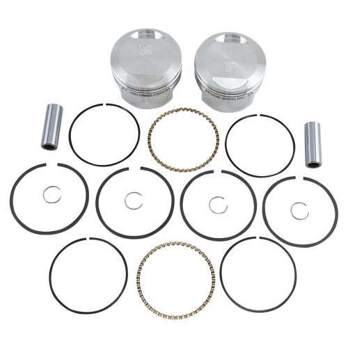 Wiseco - Wiseco K Piston Kit (Domed) - Standard Bore 3.498in., 10:1 Compression - K1700