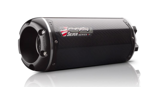 Two Brothers Racing - Two Brothers Racing M-2 Silver Series Full System - Carbon Fiber - 005-2120105V-S