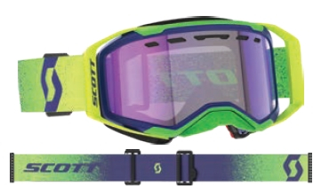Scott USA - Scott USA Prospect 2.0 SMB Goggles - 421502-7914307 - Midnight Purple/Safety Yellow/LS Blue Lens - OSFM