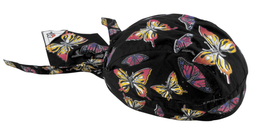 Zan Headgear - Zan Headgear Flydanna Headwrap - Z336 - Mixed Butterfly - OSFM