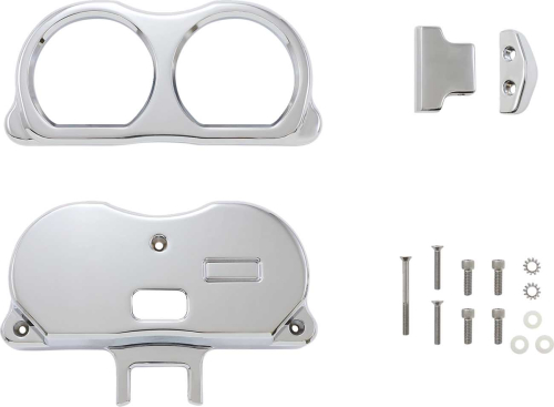 LA Choppers - LA Choppers Dual Gauge Mount For Performance Riser - LA-7397-03C