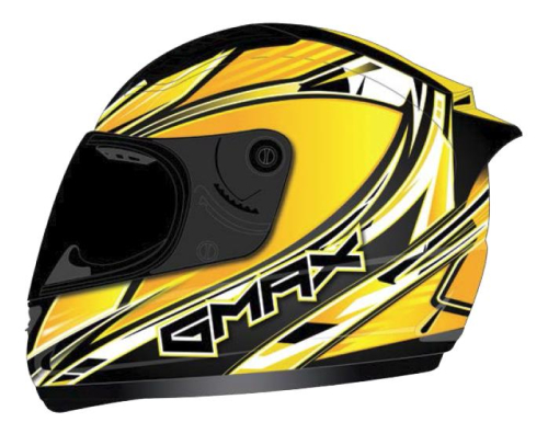 G-Max - G-Max FF49 Sektor Snow Helmet - XF-3-72-6305XS - Yellow/White/Black - X-Small